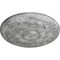 Ekena Millwork Colton Ceiling Medallion (Fits Canopies up to 4 3/4"), 15 3/4"OD x 1 1/2"P, Ultra Pure White Crackle CM15CNUWC - alternate 2